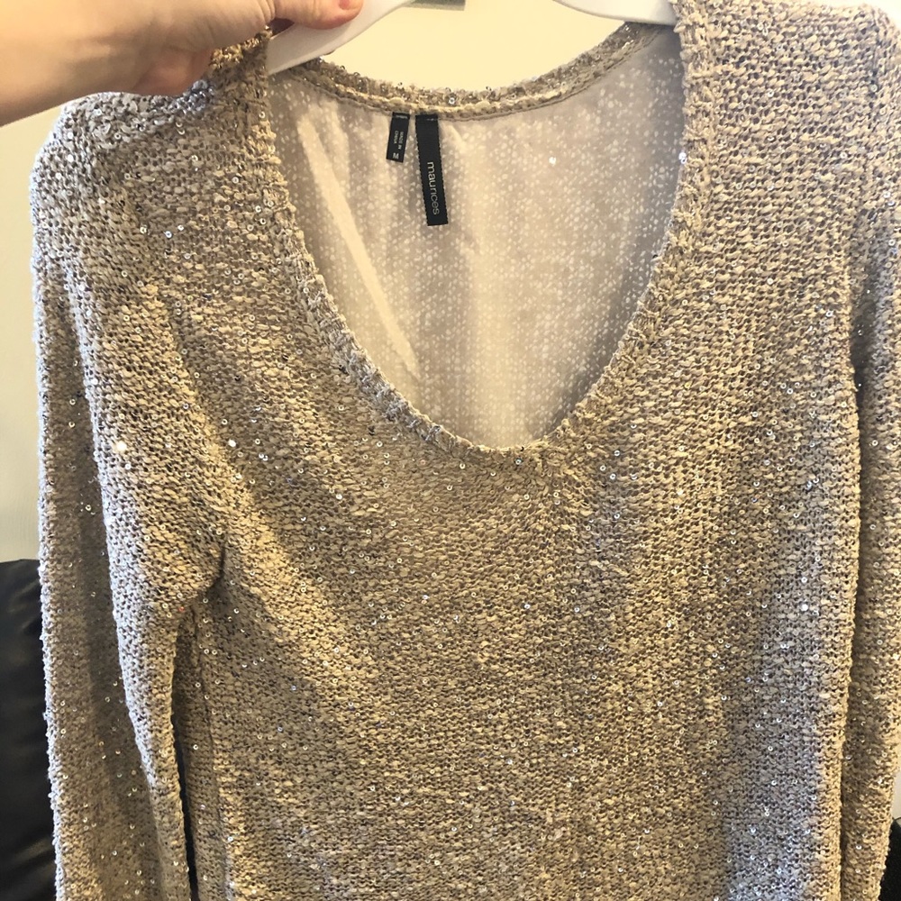 Gold Sparkle Sweater